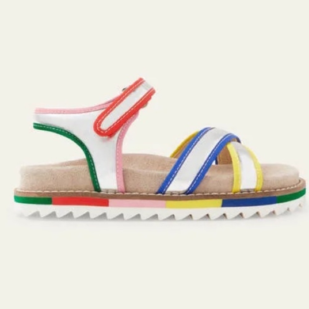 Boden 🆕 Metallic Rainbow Sandals -Size 39